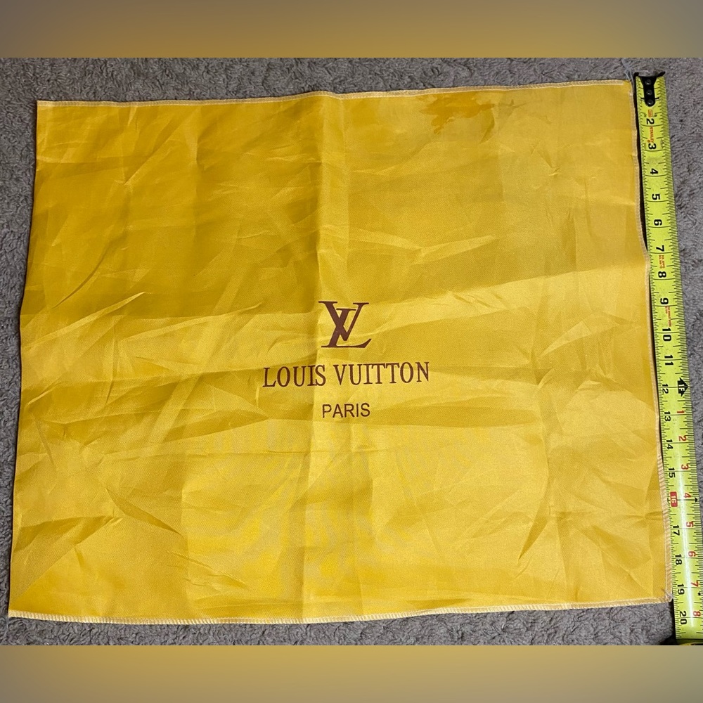 Louis Vuitton large empty dust bag with card, see pics for measurements